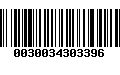 Código de Barras 0030034303396