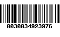 Código de Barras 0030034923976