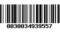 Código de Barras 0030034939557