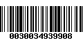 Código de Barras 0030034939908