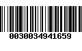 Código de Barras 0030034941659