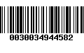 Código de Barras 0030034944582