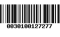 Código de Barras 0030100127277