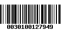 Código de Barras 0030100127949