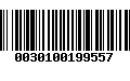 Código de Barras 0030100199557