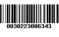 Código de Barras 0030223006343