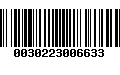 Código de Barras 0030223006633