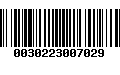 Código de Barras 0030223007029