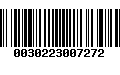 Código de Barras 0030223007272