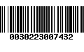 Código de Barras 0030223007432