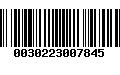 Código de Barras 0030223007845