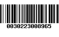 Código de Barras 0030223008965