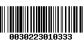 Código de Barras 0030223010333