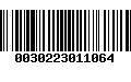 Código de Barras 0030223011064