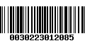 Código de Barras 0030223012085