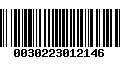 Código de Barras 0030223012146