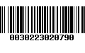 Código de Barras 0030223020790