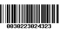 Código de Barras 0030223024323