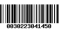 Código de Barras 0030223041450