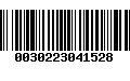 Código de Barras 0030223041528