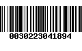 Código de Barras 0030223041894