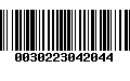 Código de Barras 0030223042044