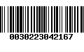 Código de Barras 0030223042167