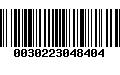 Código de Barras 0030223048404