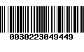 Código de Barras 0030223049449