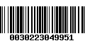 Código de Barras 0030223049951