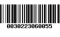 Código de Barras 0030223060055