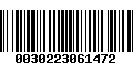 Código de Barras 0030223061472