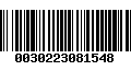 Código de Barras 0030223081548