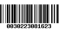 Código de Barras 0030223081623