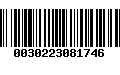 Código de Barras 0030223081746