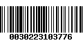 Código de Barras 0030223103776