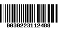 Código de Barras 0030223112488