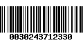 Código de Barras 0030243712330