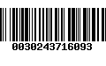 Código de Barras 0030243716093