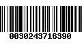 Código de Barras 0030243716390