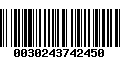 Código de Barras 0030243742450