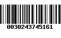 Código de Barras 0030243745161