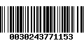 Código de Barras 0030243771153