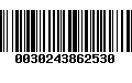 Código de Barras 0030243862530