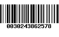 Código de Barras 0030243862578