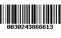 Código de Barras 0030243866613