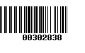 Código de Barras 00302838