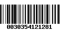 Código de Barras 0030354121281