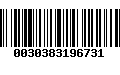 Código de Barras 0030383196731