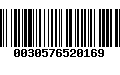 Código de Barras 0030576520169